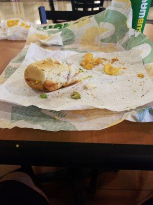 That was a footlong. Tasted good