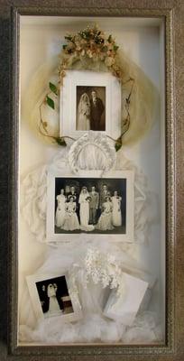 Shadowboxes to preserve family memories