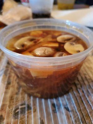 hot Nd sour soup was off the charts. sooo spicy and delicious.