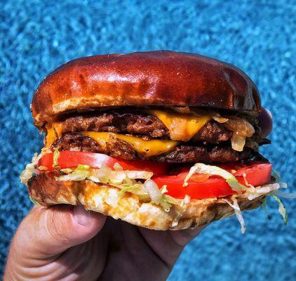 Double Veg'n Out Burger