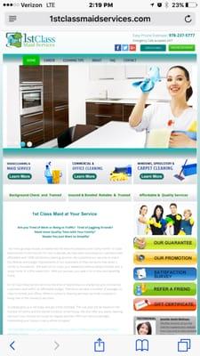 1st Class Maid Services