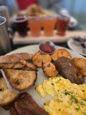 Hank's Plate w/ mimosa flight in background