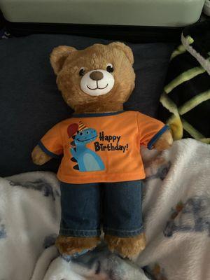My build a bear that was made amazingly.