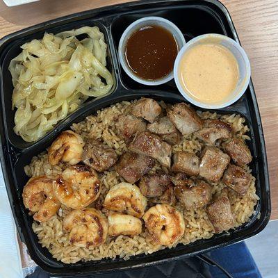 Steak and Shrimp Habachi