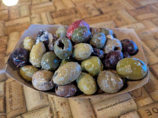 Drowned olives at Palace Pub, Cape Coral