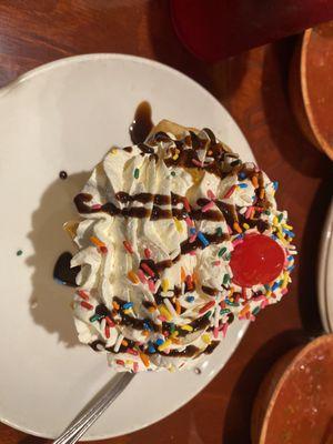 Fried ice cream
