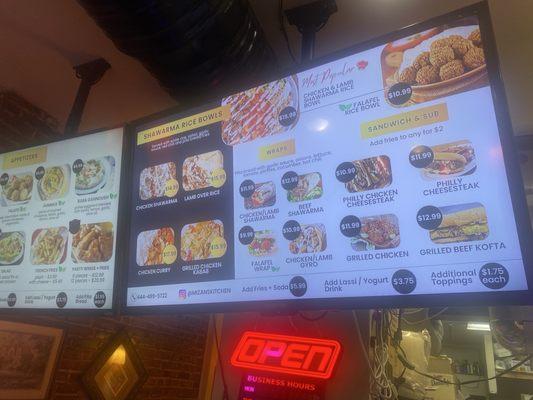 Chicken curry over rice now bowl Chicken Shawarma Sandwiches