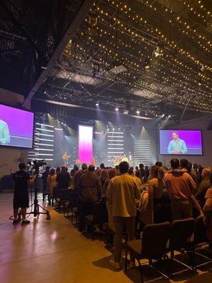 Easter Service. He has risen. Roll away the stone!