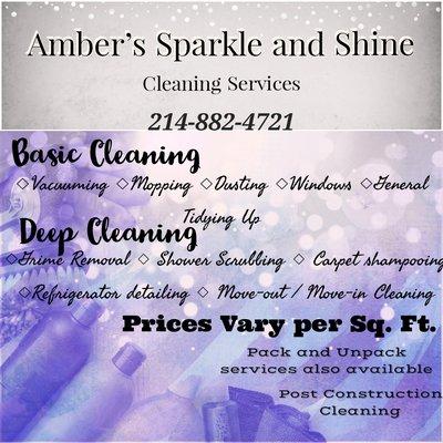 Ambers Sparkle and Shine
