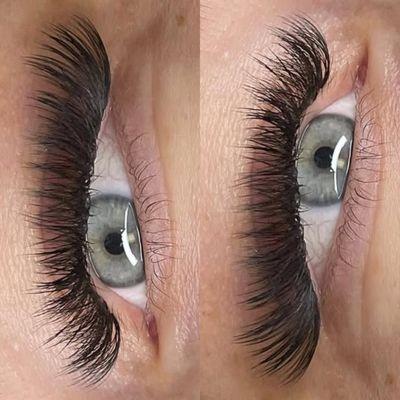 Volume lash extensions