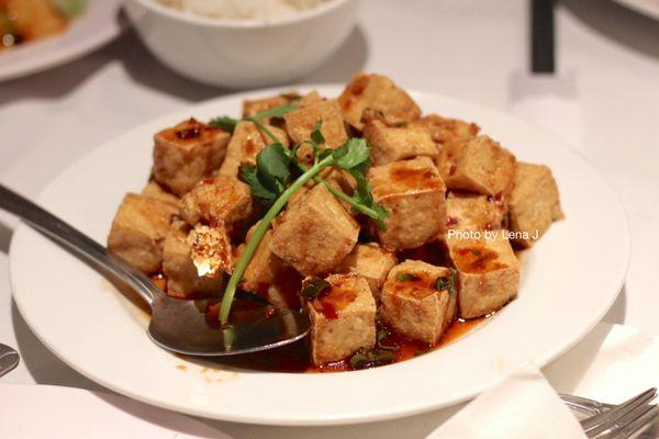 22. Deep Fried Bean Curd ($13.95) - deep fried tofu