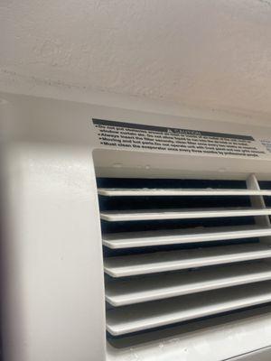 window leaking into ac