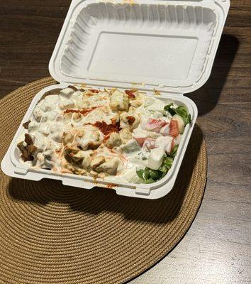 Chicken & Lamb Over Rice