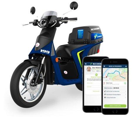 Scoobi moped rental app