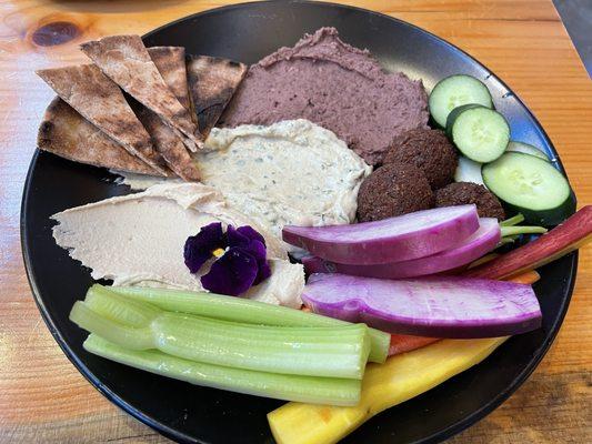 Hummus platter