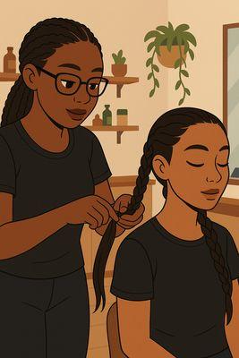 A animated picture of our braider