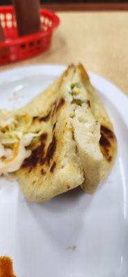 Inside of pupusa. So good!!