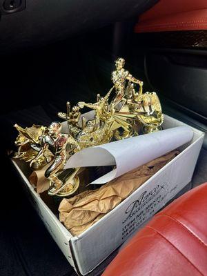 forgot to take better pics before giving them away but trust me, they were beautifully done.