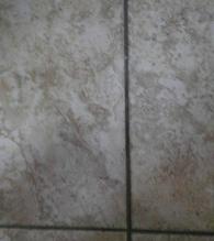 High Traffic Grout Clean. Before...