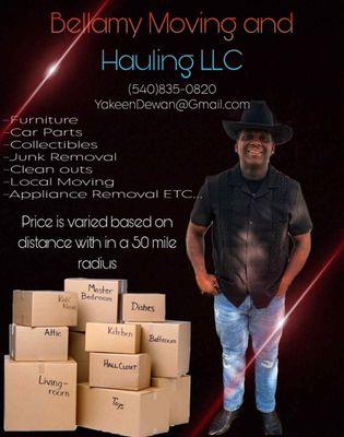 Bellamy moving and hauling