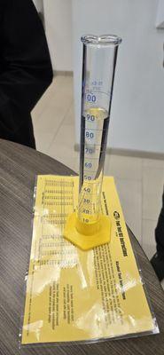 This is a sample of the gasoline that this Speedway, 6370 Central Ave, Portage, IN 46368 location is selling their customers.