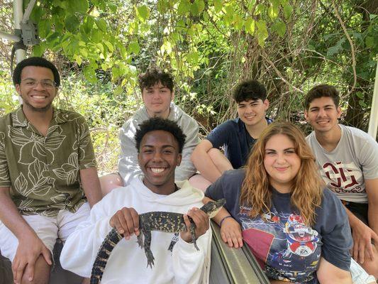 Enjoy a boat tour through the Honey Island Swamp!