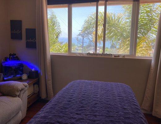 Our Healing Space! With an aquarium & an ocean view! All that's missing is you!