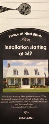 Peace of Mind Blinds