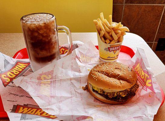 Burger, Fries & Root Beer