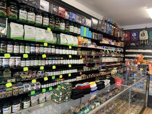 great selection of kratom and cbd products