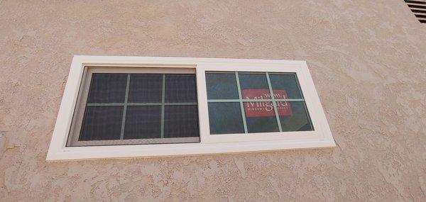 New milgard window installed.