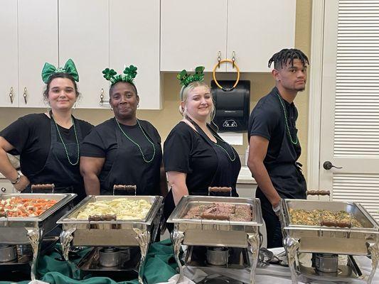 The great RPS Catering staff