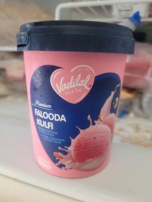 Rose dessert ice cream