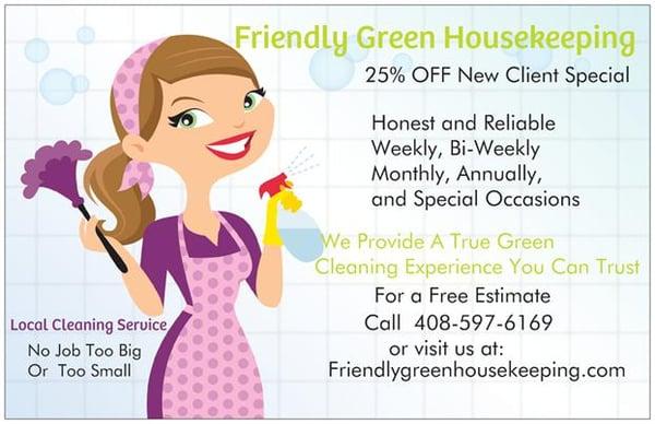 Friendly Green Housekeeping