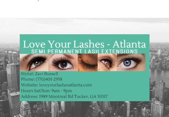 Love your lashes atlanta