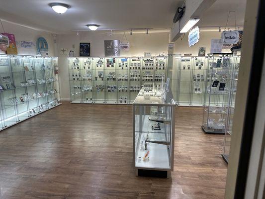 Just part of the store as you enter much more to the right!
