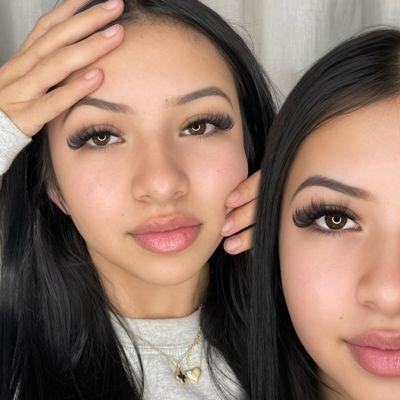 This is a more dramatic style giving Volume and wispiness also adding length at the ends