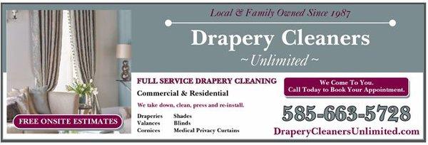 Drapery Cleaners Unlimited