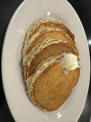 Brown buttermilk pancakes that melt in your mouth
