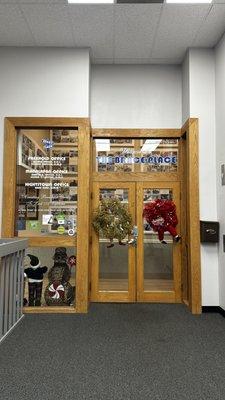 They are on the second floor.