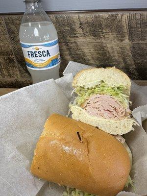 Honey, turkey, and provolone