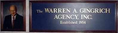 Warren A Gingrich Insurance Agency