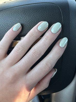 Full builder gel set with pearl chrome