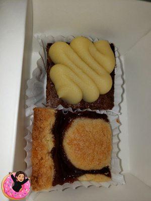 Chantilly brownie & strawberry shortcake