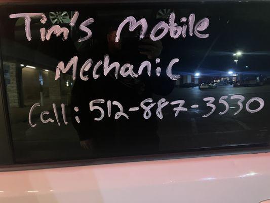 Tim’s Mobile Mechanic Services And Repairs