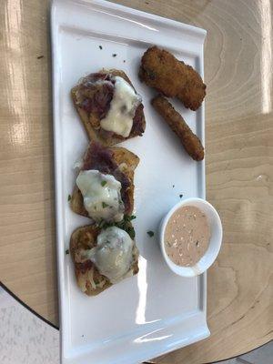 Ruebens and fried pickles