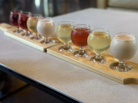 Flights of ciders