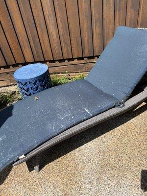 Debris left by technician