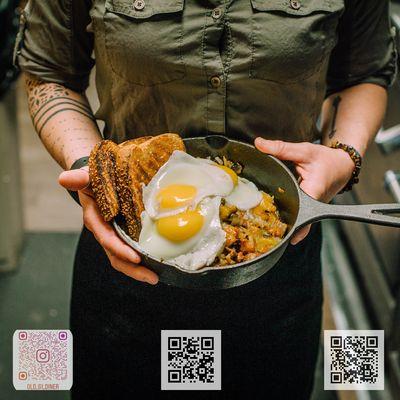 We have breakfast skillets to suit anyone