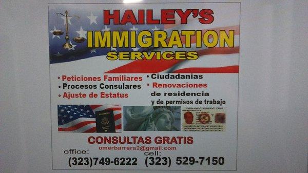 Hailey's Immigration Services